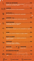 Picerija Terra menu