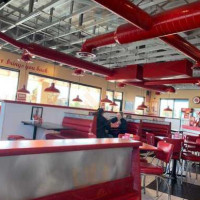 Freddy's Frozen Custard Steakburgers inside