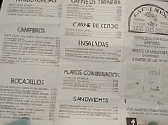 La Colmena menu