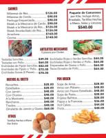 El Trovador Del Mar menu