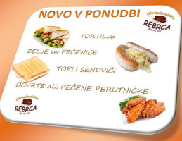 Okrepčevalnica Rebrca, Janez Orel S.p. menu