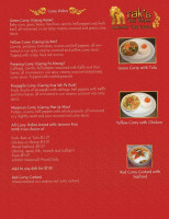 Tak's Thai Kitchen menu