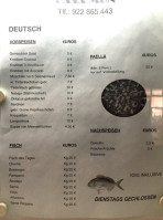 Casa Mon menu