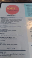 Joe's 320 Cafe menu