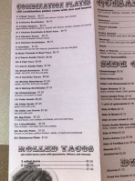 Tata's Burrito menu