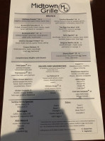 The Midtown Grille menu