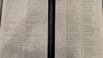 Davenport's menu