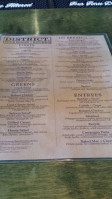 District. Pour House Kitchen menu