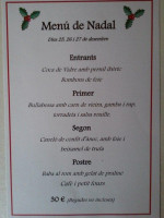 El Somni menu