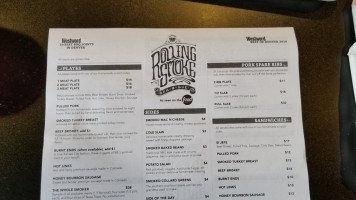 Rolling Smoke Bbq menu