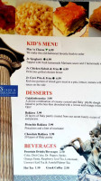 Zino's Greek & Mediterranean Cuisine menu