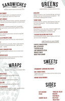 Urban Cookhouse menu