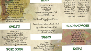 Woodbury Country Deli menu