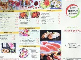 Best Teriyaki menu