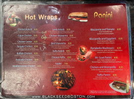 Black Seed Halal Grill menu