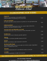 Robberse Eiland menu