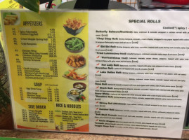 Sushi Q menu