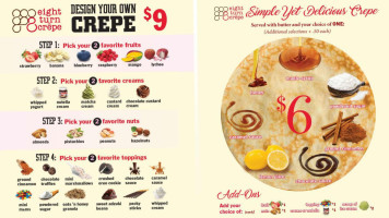 Eight Turn Crepe (dekalb Market Hall) menu