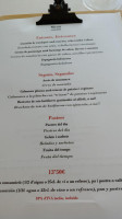 Gínjol menu