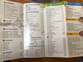 Sushi Island menu