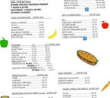 Perugino's Deli And Produce Market menu