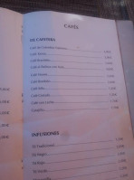 Rio Piedra menu