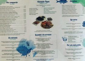 La Punta menu