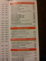 Mundo Pizza menu