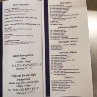 Gold City Chinese Restaurant menu