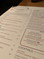 Napa On Providence menu