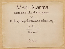 Karma Coffee More Manacor menu