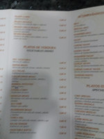 Shere Khan menu