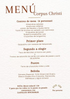 Jardines De La Almazara menu