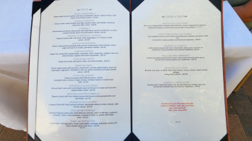 Trattoria Positano menu