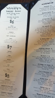 VinoTapa menu