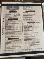 The Southern Porch menu