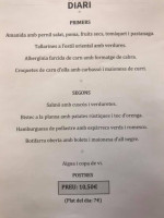 Estació De Servei Riudarenes menu