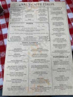 Sal's Caffe Italia menu