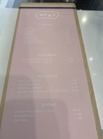 Lineage Coffee menu