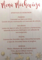 Casa Juan menu