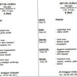 Betyar Csarda Étlap