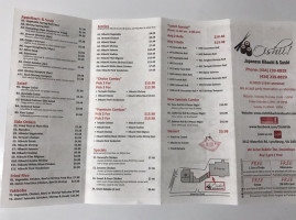 Oishii! Japanese Hibachi Sushi menu