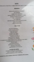 Agua-riscas menu