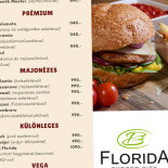 Florida Burger City Gyorsétterem Street Food Hamburger Étel