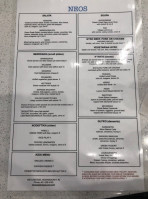 Neos Greek menu