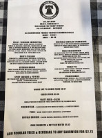 South Foley Cheesesteak Co. menu