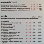 Via D'oro Etterem Es Pizzeria Szicilia Etelfutar Étlap