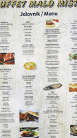 Buffet Malo Misto menu