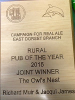 The Owls Nest Public House food