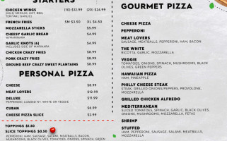 Nina’s Pizzeria menu